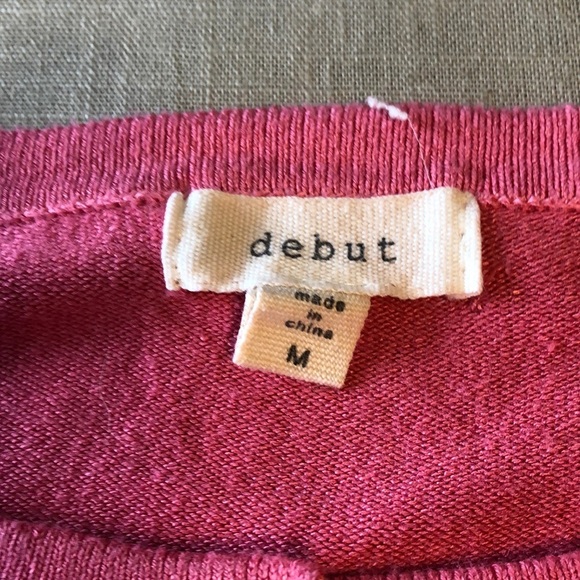 Debut Pink Women's Cardigan Sweater - Picture 6 of 7